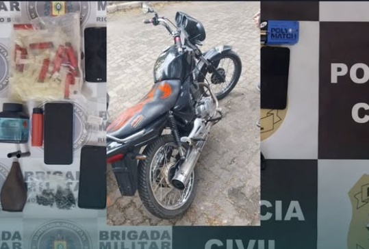 Polícia Civil cumpre mandados contra tráfico e receptação em Novo Cabrais.
